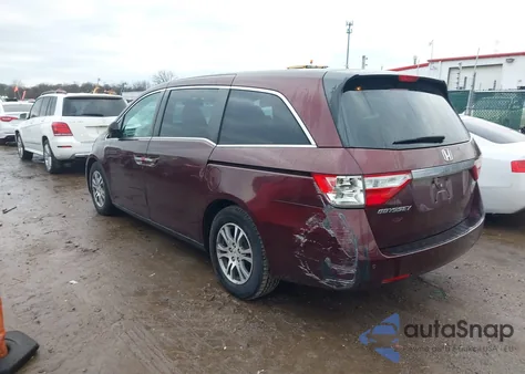 2012 Honda Odyssey Ex from USA, damaged, VIN 5FNRL5H43CB123512
